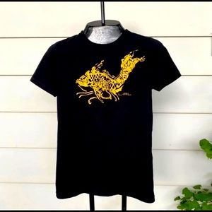 Lauren gold lucky koi top Sz S